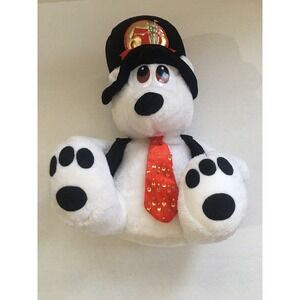 Six Flags Plush Toy Bear 50th Anniversary Grand Prarie Texas Stuffed Animal